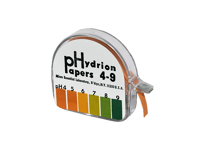 Hydrion™ pH Paper in Dispenser, 4.0 to 9.0