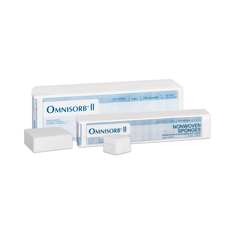Omnisorb® NonSterile Nonwoven Sponge, 4 x 4 Inch