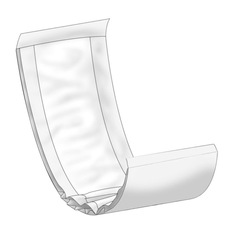Abri-Let™ Normal Incontinence Booster Pad, 4 x 15 Inch