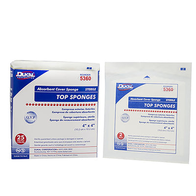 Dukal™ Sterile Nonwoven Sponge, 4 x 4 Inch