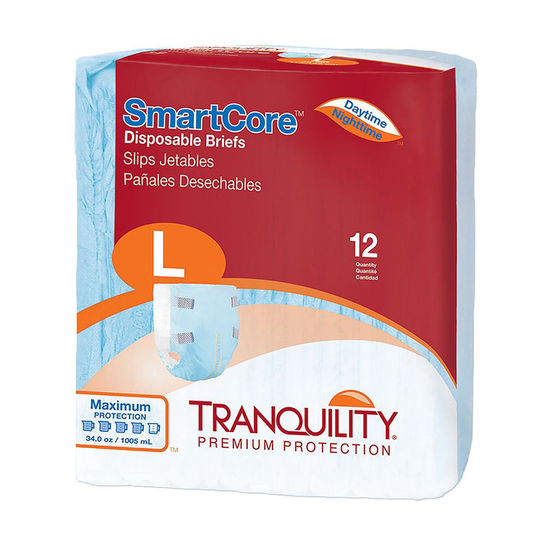 Tranquility SmartCore™ Maximum Protection Incontinence Brief, Large