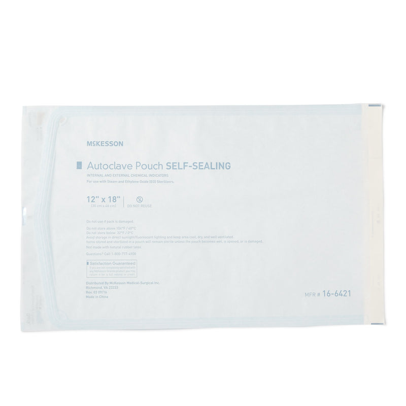 McKesson Sterilization Pouch, 12 x 18 Inch