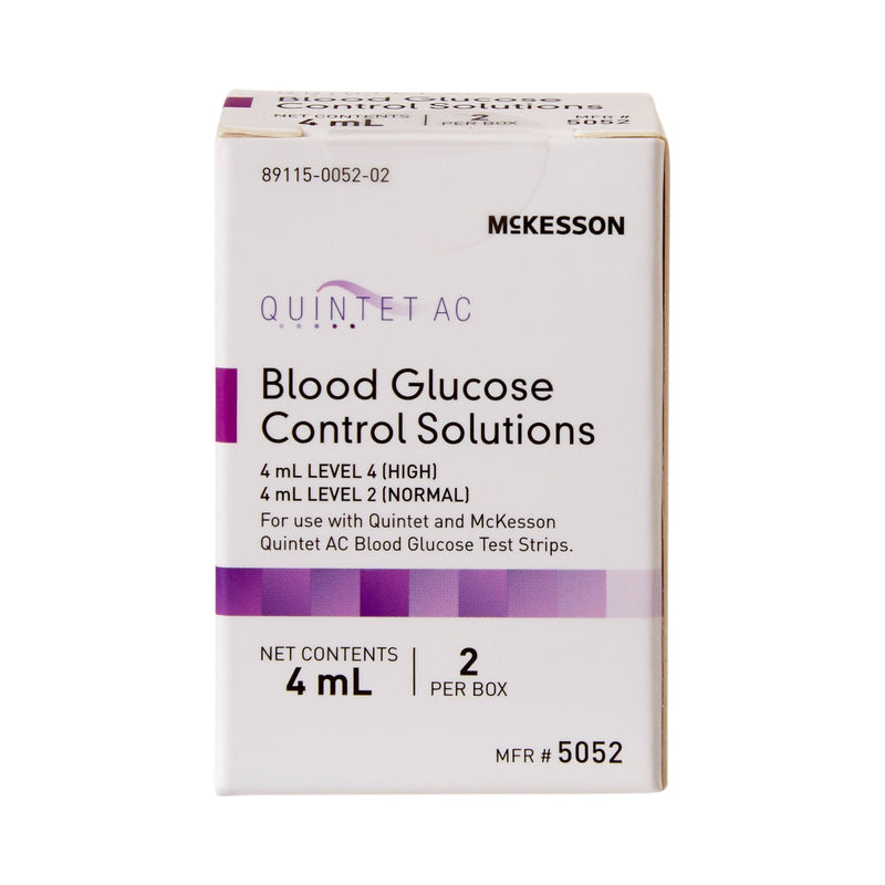 McKesson Quintet AC® Glucose Control Solution, 4 mL