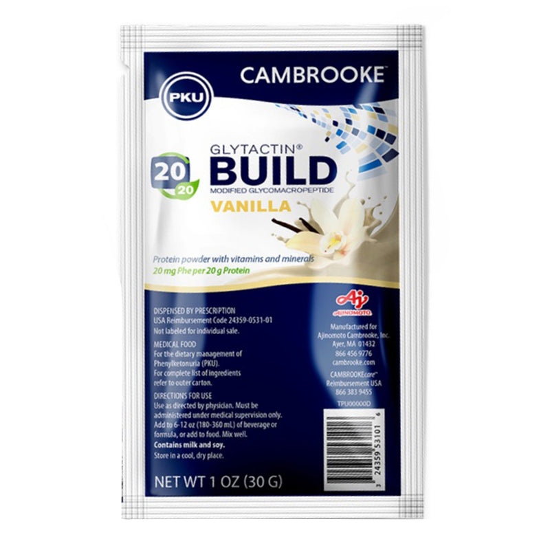 Glytactin® BUILD 20/20 Vanilla PKU Oral Supplement