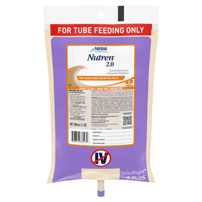 Nutren® 2.0 Tube Feeding Formula, 33.8 oz. Bag