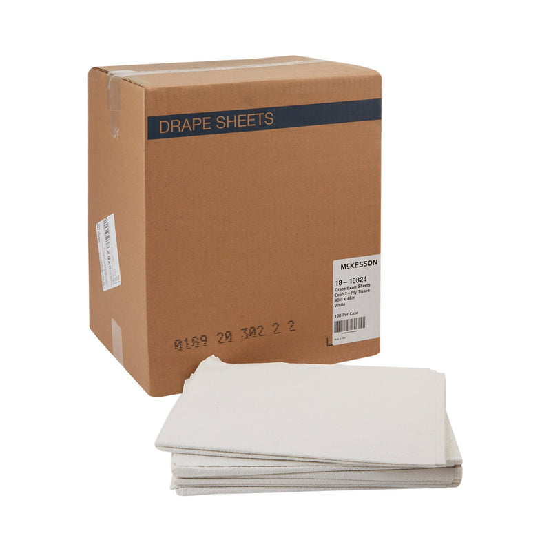 McKesson Nonsterile Physical Exam General Purpose Drape, 40 W x 48 L Inch