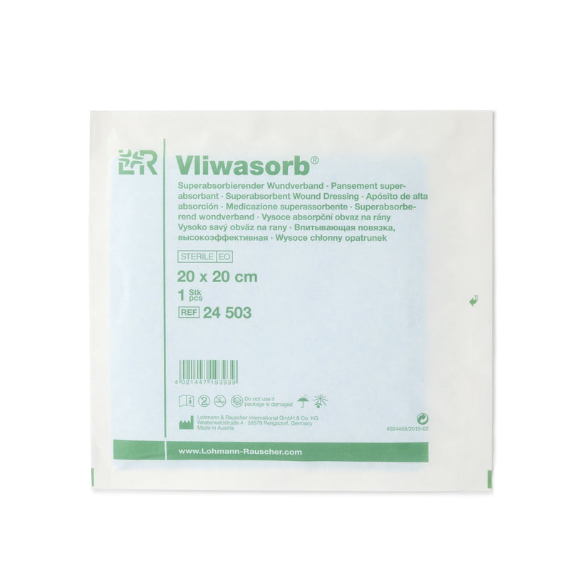 Vliwasorb® Superabsorbent Wound Dressing, 8 x 8 Inch