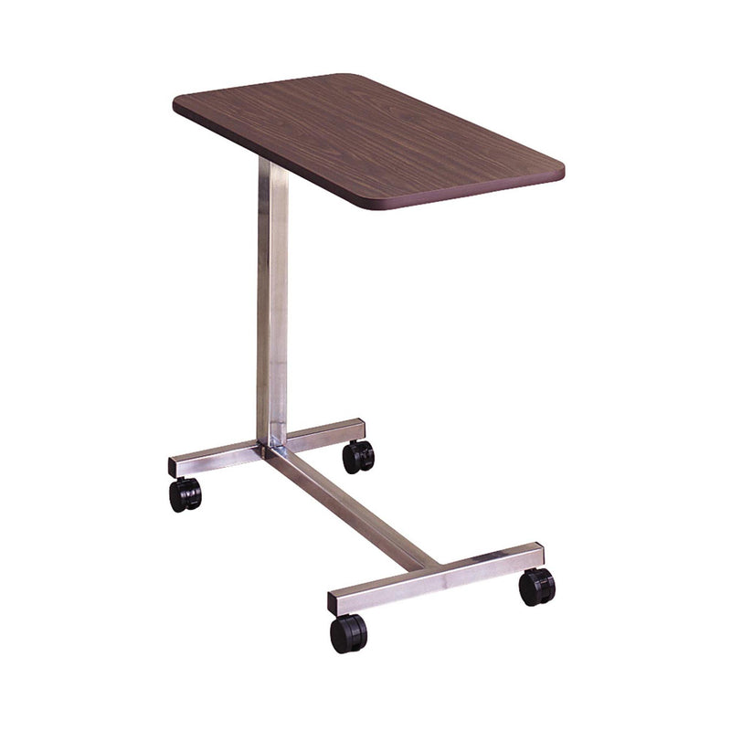 McKesson Overbed Table, Non-Tilt, Spring-Assisted Lift, 28-1/4" to 43-1/4" Height Range