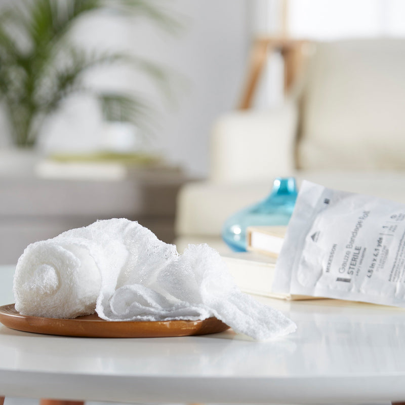 McKesson Sterile Fluff Bandage Roll, 4-1/2 Inch x 4-1/10 Yard