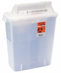 SharpStar™ In-Room™ Multi-purpose Sharps Container, 16½ H x 13¾ W x 6 D Inch