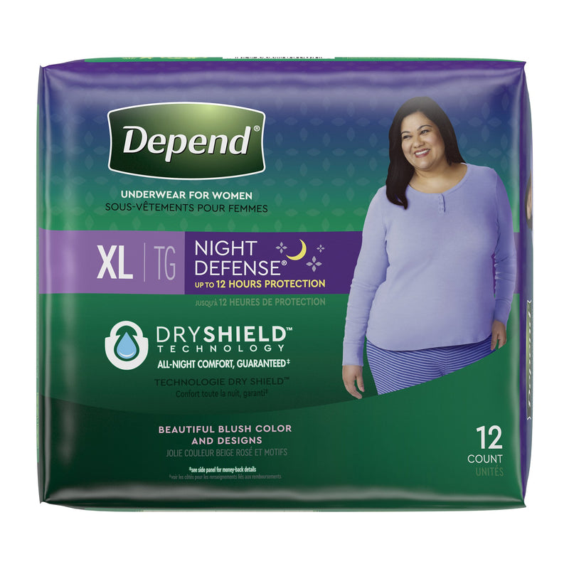 Depend® Night Defense® Maximum Absorbent Underwear, Extra Large