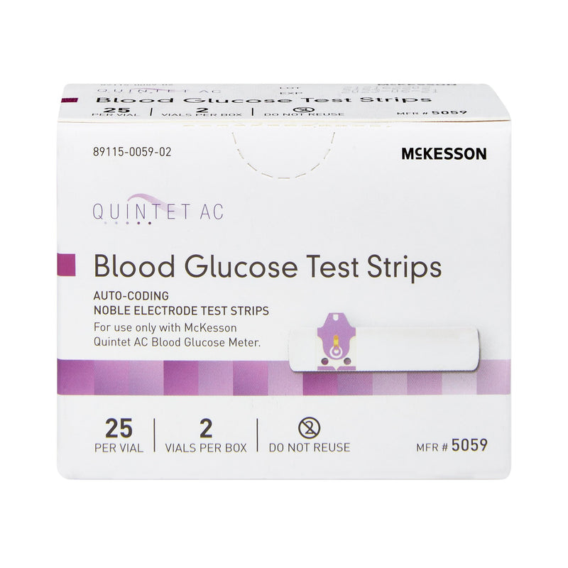 Quintet AC® Blood Glucose Test Strips