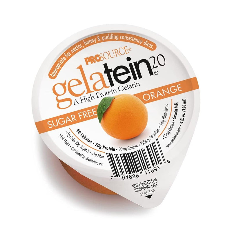 Gelatein® 20 Orange Oral Protein Supplement, 4 oz. Cup