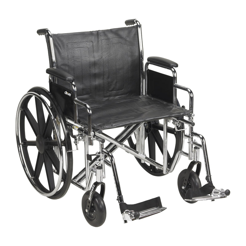 McKesson Bariatric Wheelchair, 22 Inch Seat Width