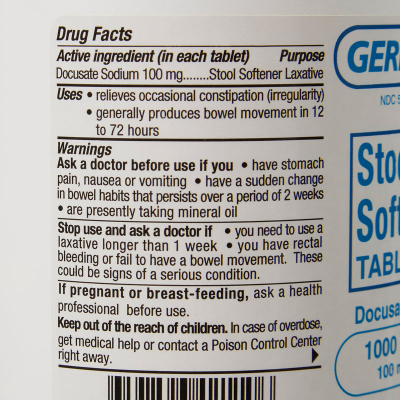 Geri-Care® Docusate Sodium Stool Softener