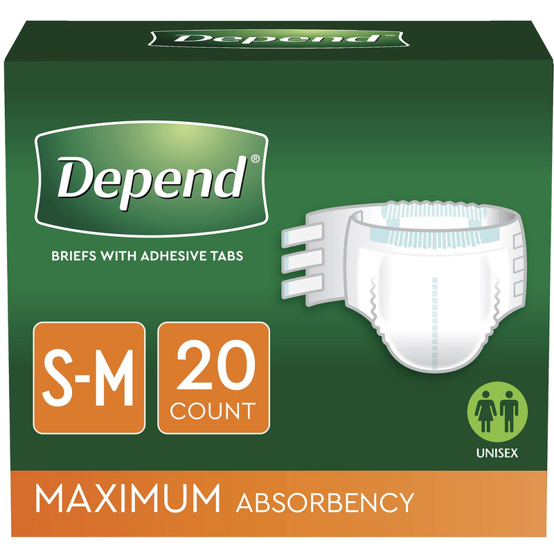 Depend® Maximum Incontinence Brief, Small / Medium