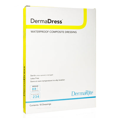 DermaDress™ Composite Dressing, 4 x 10 Inch