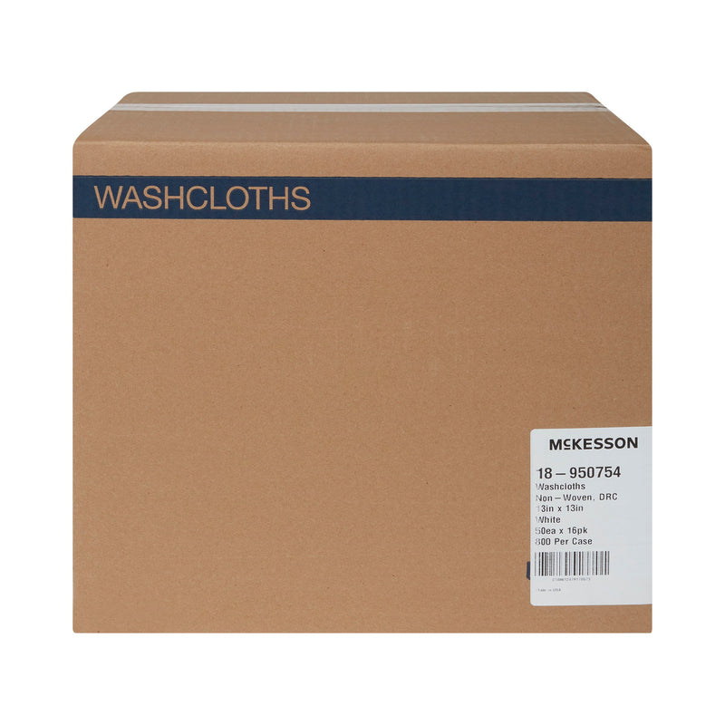 McKesson Disposable Washcloth, 13 x 13 Inch