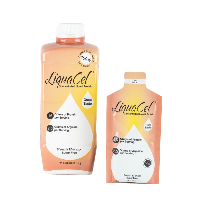 LiquaCel™ Peach Mango Oral Protein Supplement, 1 oz. Packet