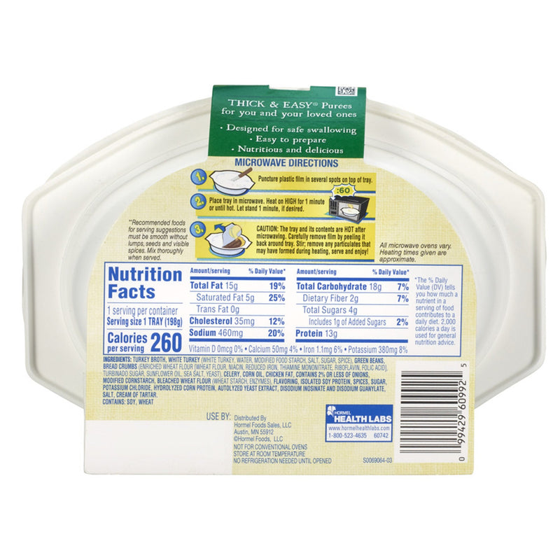 Thick & Easy® Purées, Scrambled Eggs / Potatoes Purée, 7 oz. Tray