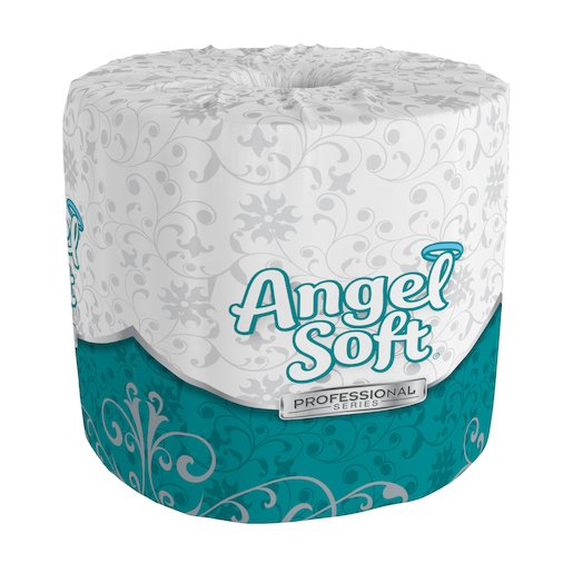 Angel Soft® Ultra Professional Series Toilet Paper, Soft, Absorbent, 2-Ply, White