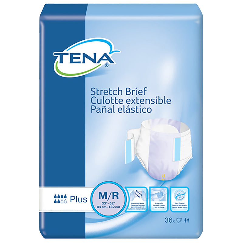 Tena® Stretch™ Plus Incontinence Brief, Medium