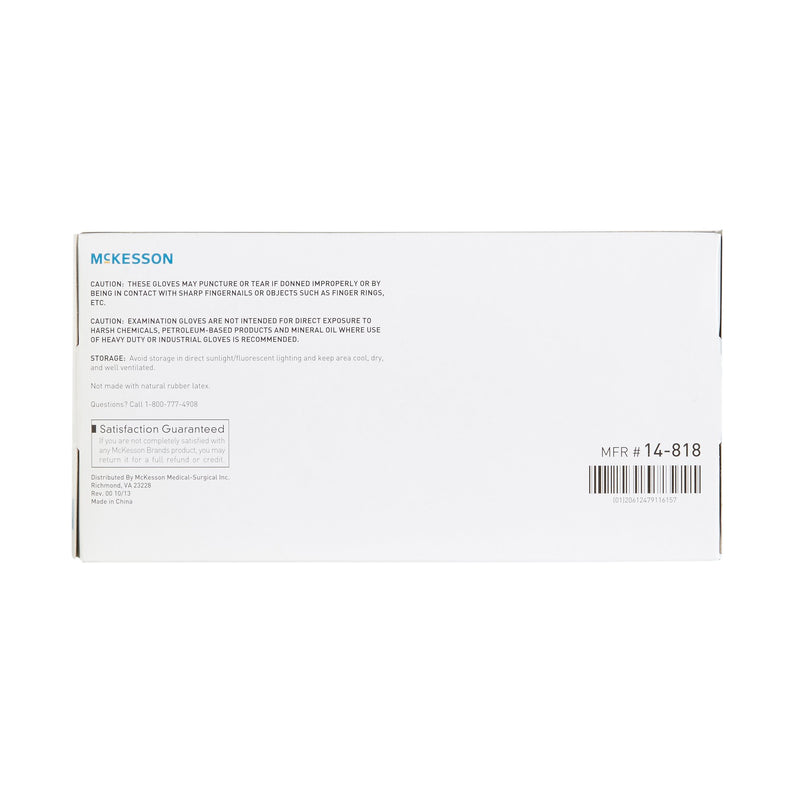 McKesson Stretch Vinyl Exam Glove, Large, Ivory