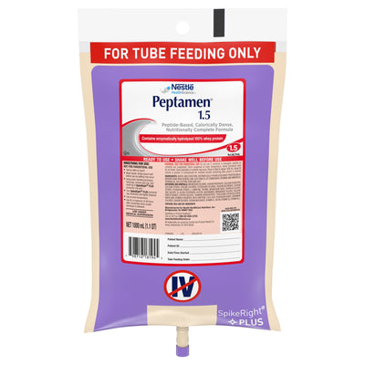 Peptamen® 1.5 Ready to Hang Tube Feeding Formula, 33.8 oz. Bag