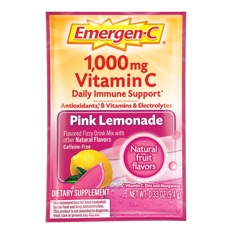 Emergen-C® Pink Lemonade Oral Supplement, 0.3 oz. Packet