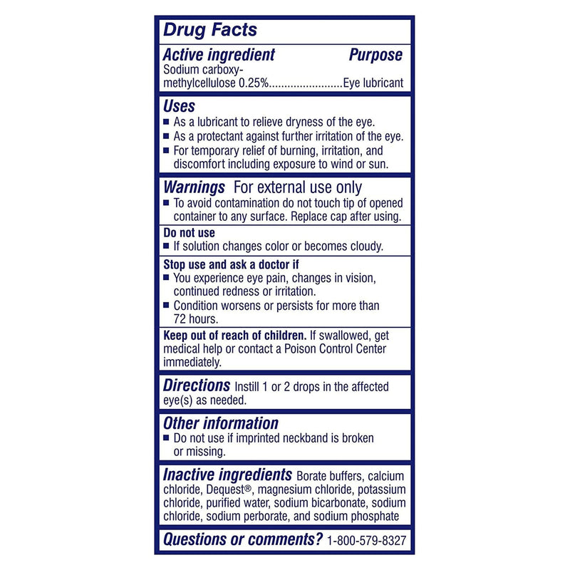 TheraTears® Carboxymethylcellulose Sodium Eye Lubricant