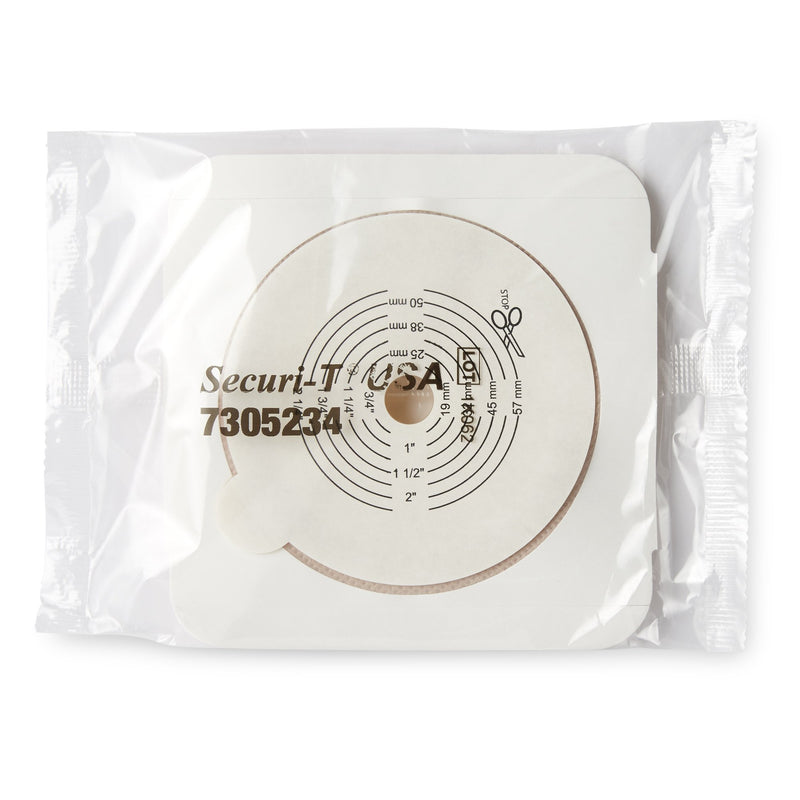 Securi-T® Ostomy Wafer With Up to 2¼ Inch Stoma Opening