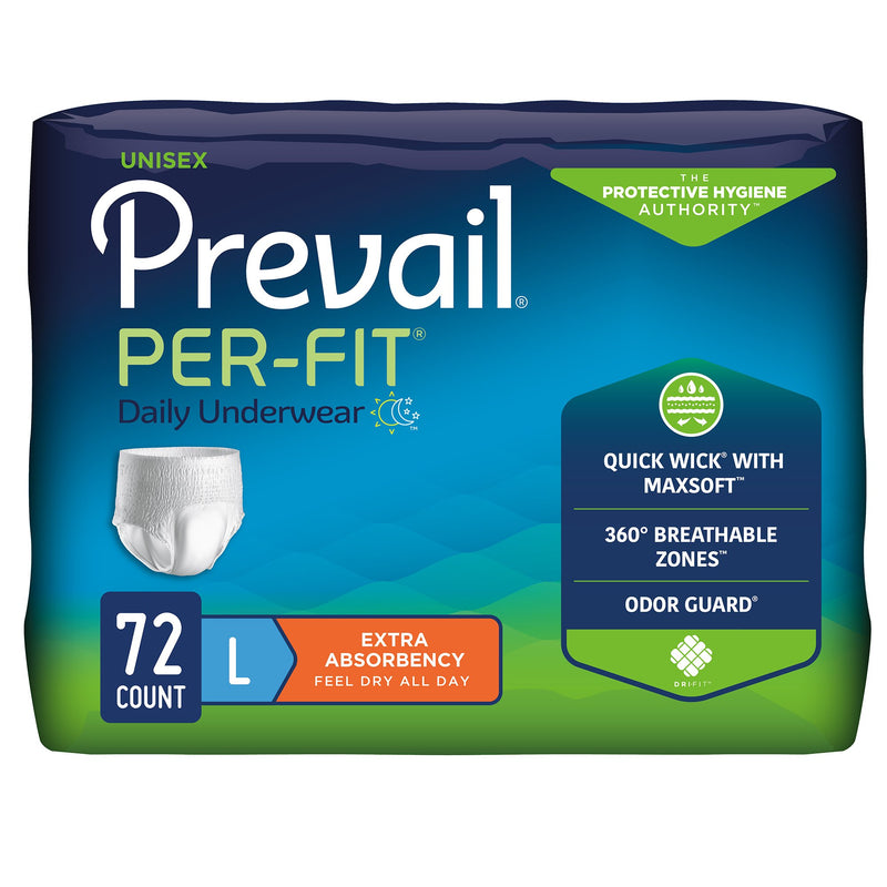 Prevail® Per-Fit® Extra Absorbent Underwear, Large