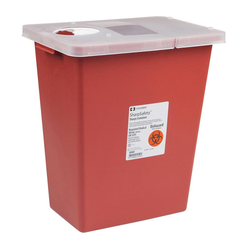 SharpSafety™ Multi-purpose Sharps Container, 17½ x 15½ x 11 Inch