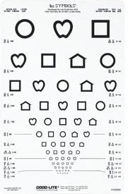 Lea Symbols® Distance Vision Eye Chart