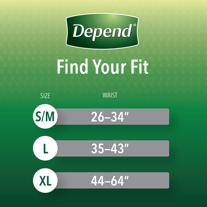 Depend® FIT-FLEX® Male Absorbent Underwear, X-Large