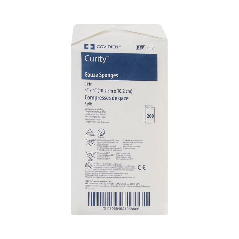 Curity™ NonSterile USP Type VII Gauze Sponge, 4 x 4 Inch