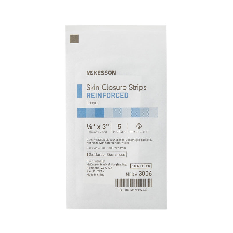 McKesson Skin Closure Strip, 1/8 X 3 Inches
