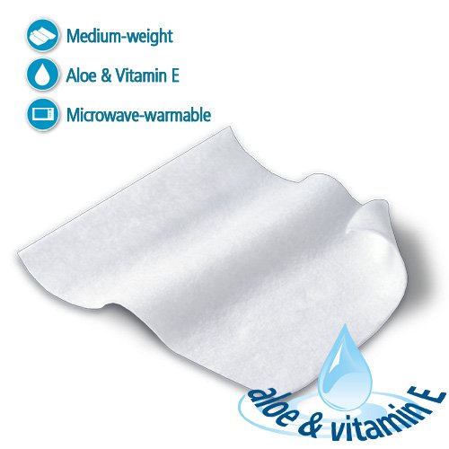 Essential Bath Rinse-Free Bath Wipes, Medium Weight, Unscented