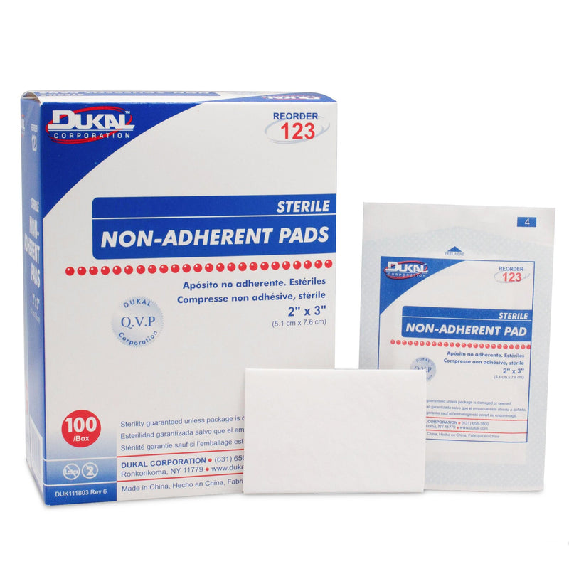 Dukal™ Non-Adherent Dressing, 2 x 3 Inch