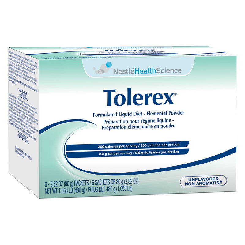 Tolerex® Elemental Oral Supplement / Tube Feeding Formula, 6 Packets per Box