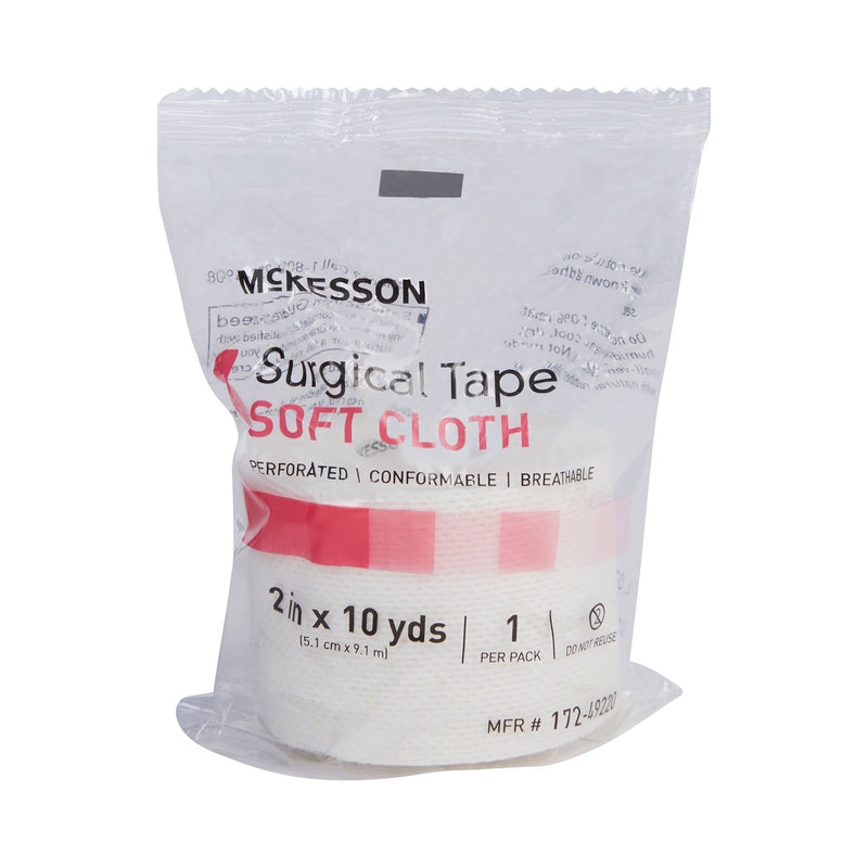McKesson Cloth Medical Tape, 2 Inch x 10 Yard, White