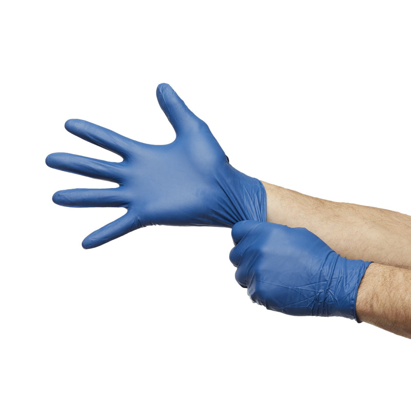 McKesson Confiderm® 6.8C Nitrile Exam Glove, Large, Blue