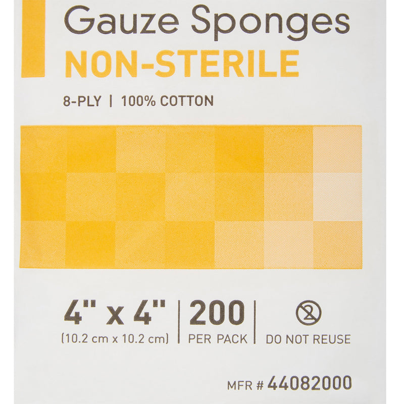 McKesson NonSterile Gauze Sponge, 4 x 4 Inch