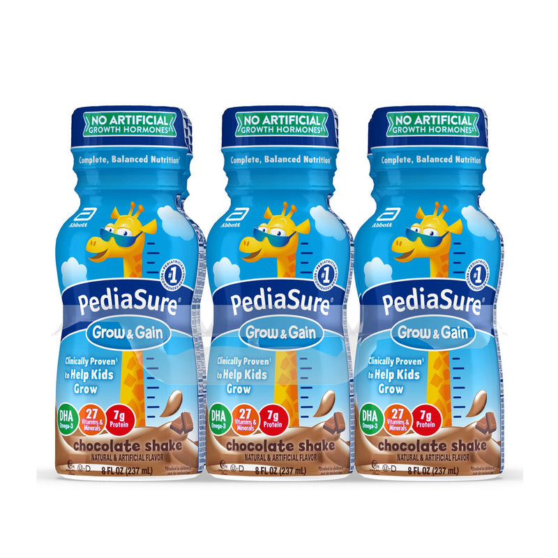 PediaSure® Grow & Gain Chocolate Pediatric Oral Supplement, 8 oz. Bottle