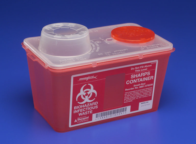 Monoject™ Multi-purpose Sharps Container, 7 H x 6¾ W x 10½ D Inch