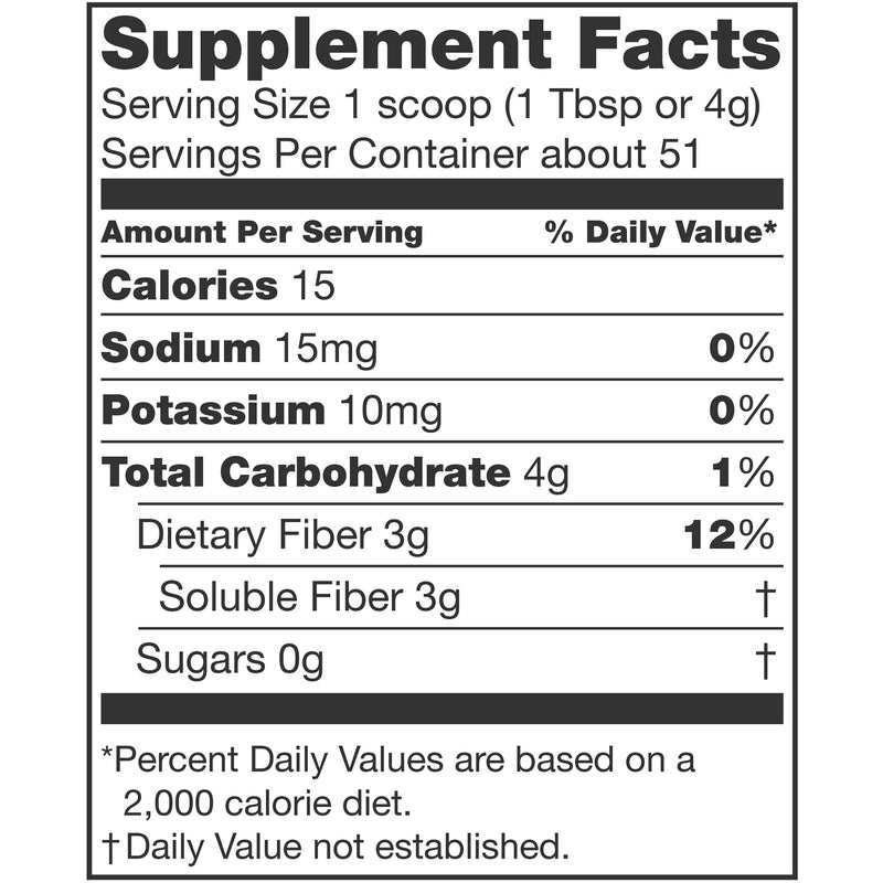 Nutrisource® Fiber Oral Supplement, 7.2 oz. Canister