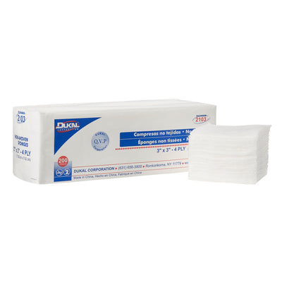 Clinisorb NonSterile Nonwoven Sponge, 3 x 3 Inch