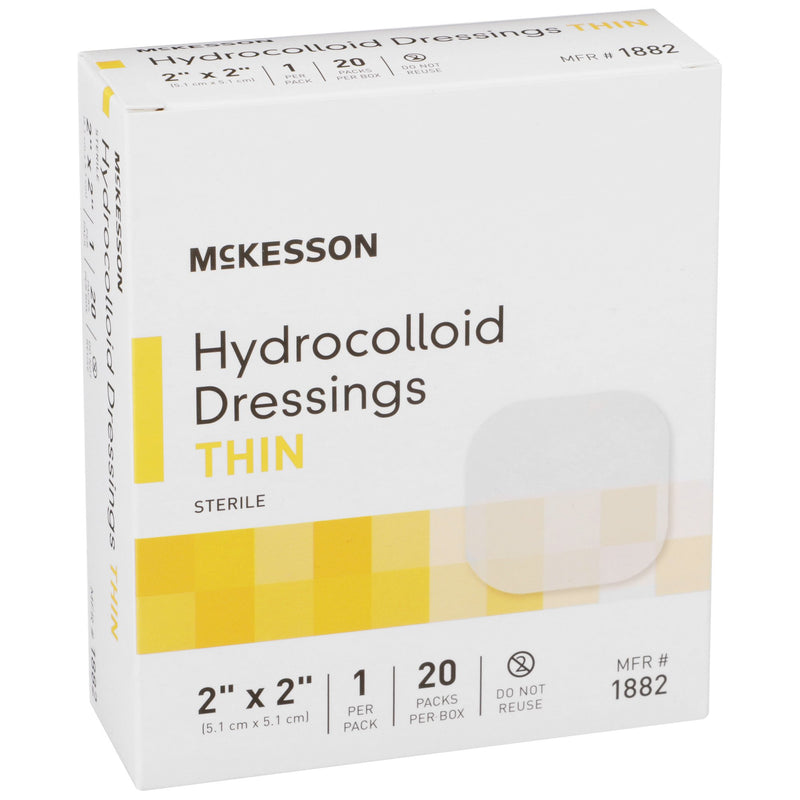 McKesson Hydrocolloid Dressing, 2 x 2 Inch