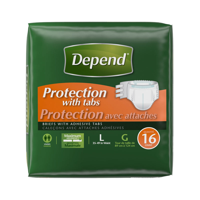 Depend® Maximum Incontinence Brief, Large