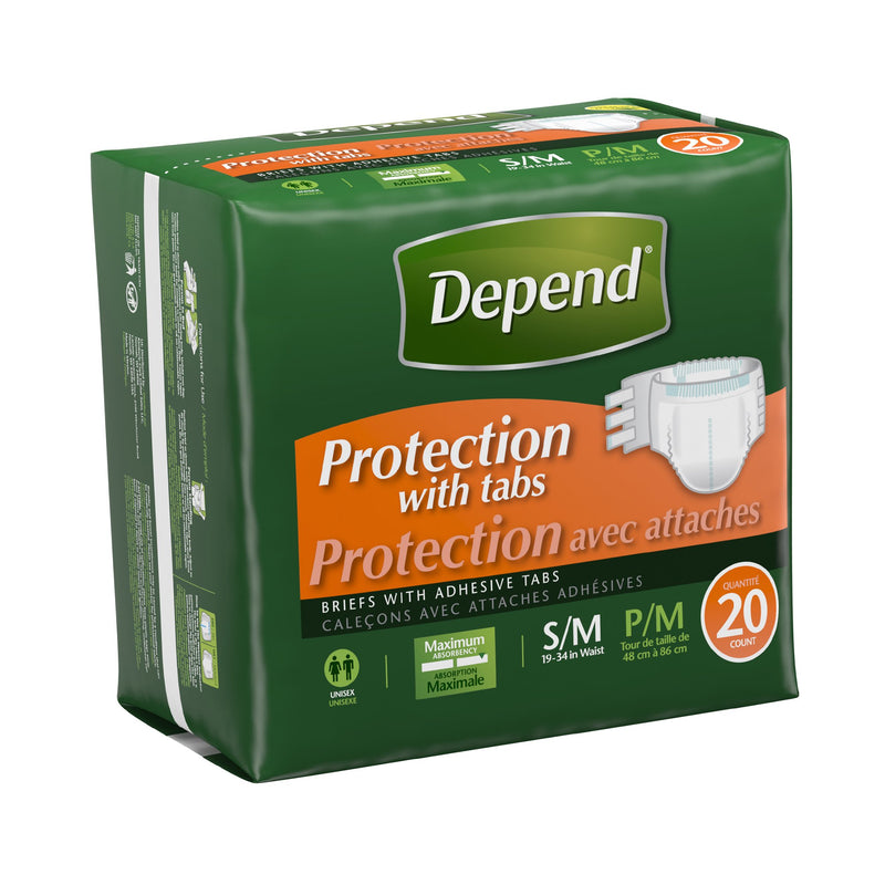 Depend® Maximum Incontinence Brief, Small / Medium